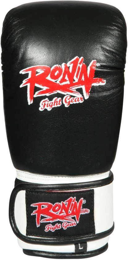 Ronin Pro Bokszak Handschoen Klitteband Zwart-XXL