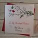 White Cotton Cards Aan mijn prachtige partner met liefde handgemaakte kerstkaart (Code x14-89)