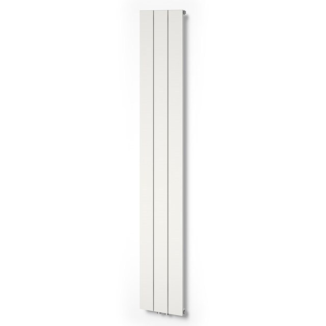 Maxaro Aluminium Designradiator Jupiter Mat Wit 789 Watt 28x180cm Verticaal