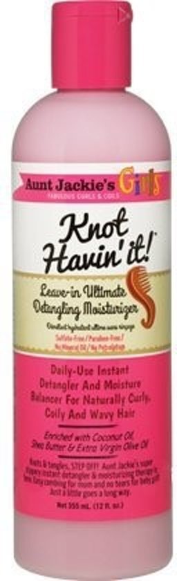 Aunt Jackies Girls Fabulous Curls & Coils Knot Having' It Leave in Detangling Moisturizer 355 ml