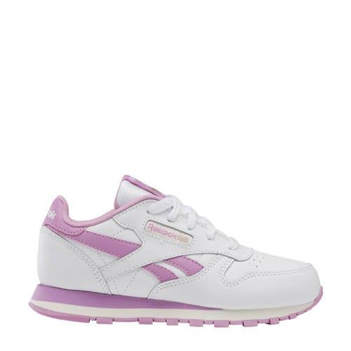 Reebok Classics Classic Leather Sneakers - Wit/Roze