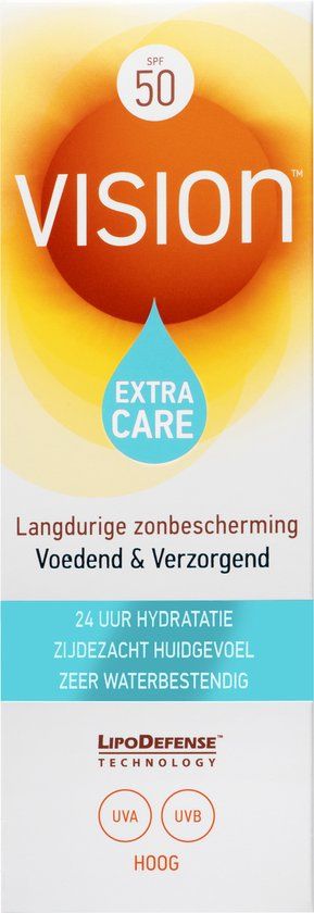 Vision Extra Care SPF 50 - Zonnebrand - 180 ml
