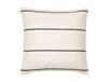 Broste Copenhagen Sigrid 50x50 cm beige clair-noir Housse de coussin