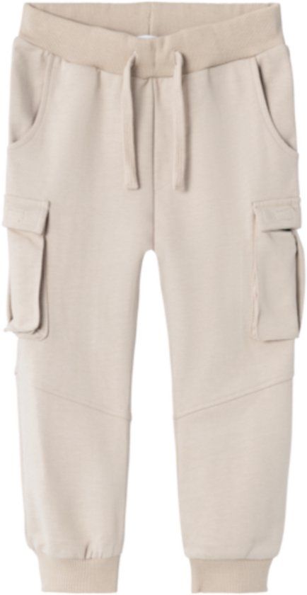 NAME IT MINI NMNOLI Sweat Pant Unisex Kids Beige - Size 110 - 2024