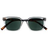 OPULIZE KOI Zonneleesbril - Groot Rechthoekig Montuur - Getinte UV400 Lens - Helder - Heren Dames - Veerscharnieren - S50-C - +3.50