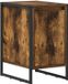 vidaXL Nachtkastje Gerookt eiken 39,5 x 30 x 50 cm Bewerkt hout