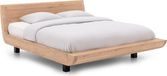 Goossens Bedframe Denzo, 180 x 200 cm Hout Eiken olie wit