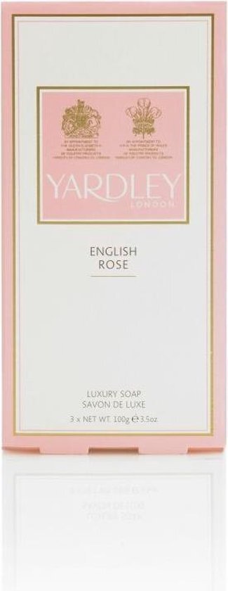 YARDLEY English rose zeep box 3x100g