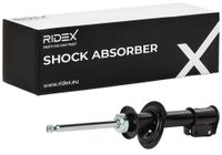 RIDEX 854S1432 Amortisseur Essieu avant, Pression d'huile, Système bitube, Jambe de suspension, Collier en bas