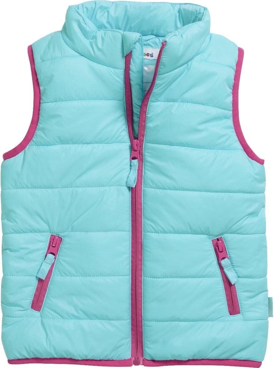 Playshoes bodywarmer junior gevoerd turquoise - 4010952502442