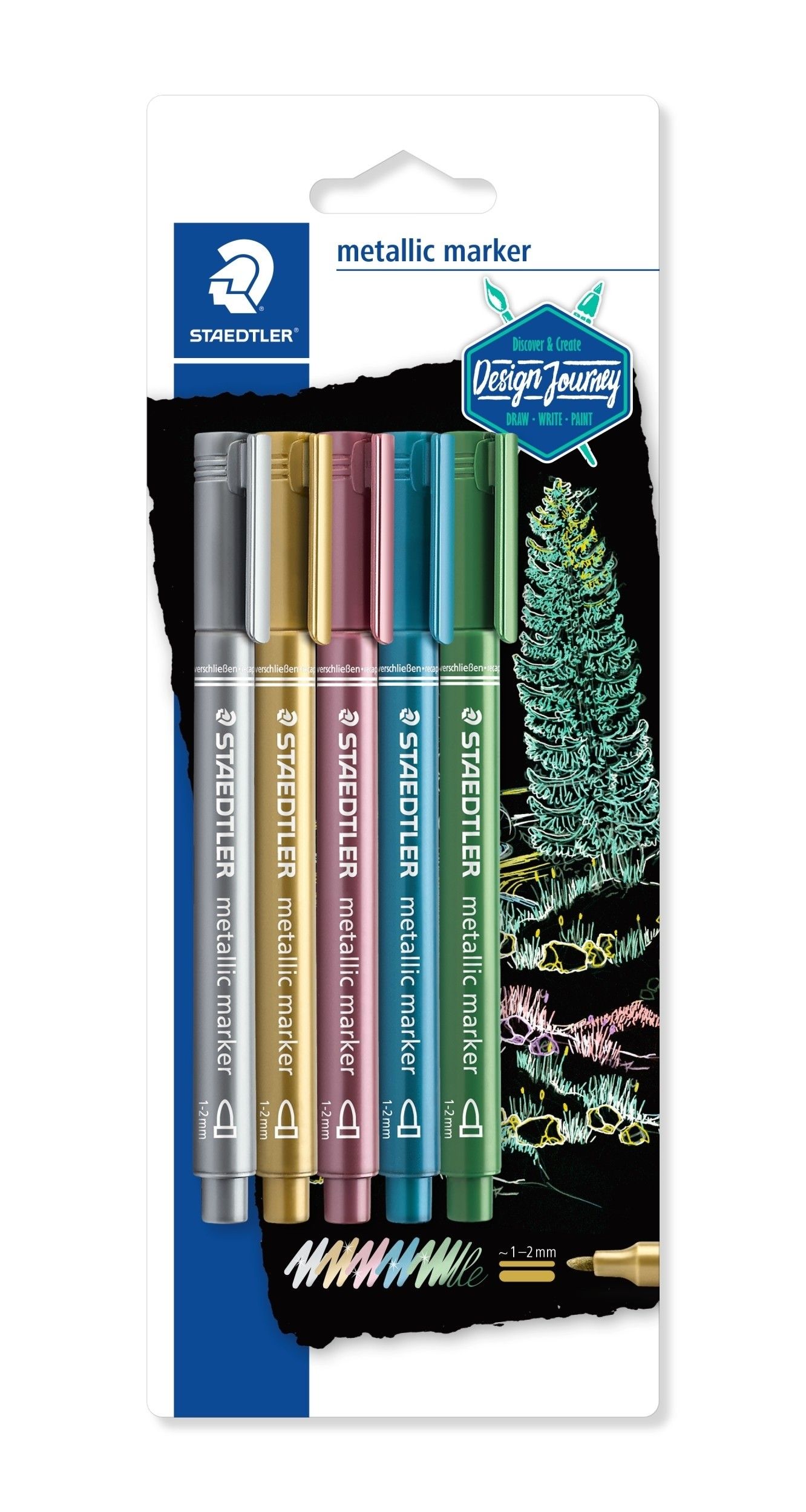 Staedtler 8323 - 5 stuks - Multi