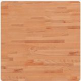 Maison Exclusive Tabletop 70x70x4 Cm Solid Beech Wood Square