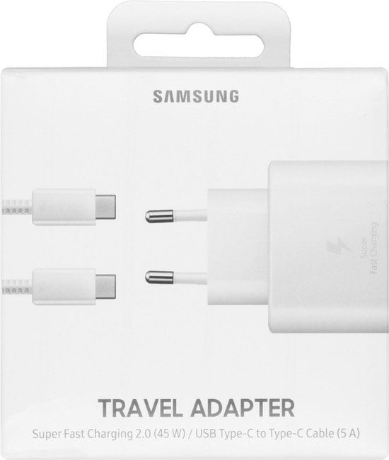 Samsung EP-TA845 - Oplader - 45 Watt - Wit
