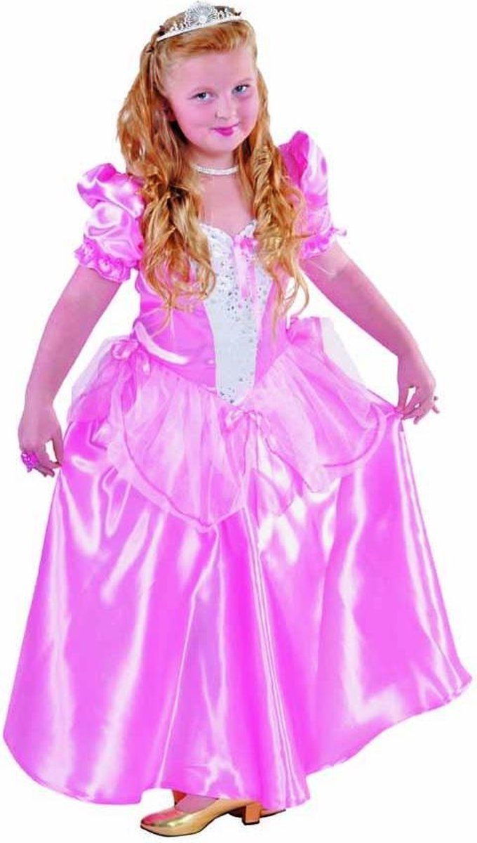 Magic by freddy Koning Prins & Adel Kostuum - Roze Prinses - Meisje - Maat 98