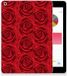 B2Ctelecom Apple iPad 9.7 2018 2017 Uniek Tablethoesje Red Roses