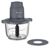 Merkloos Choppeo Blender - Hakmolen met Glazen Kom van 1L, 500W en Roestvrij Stalen Messen