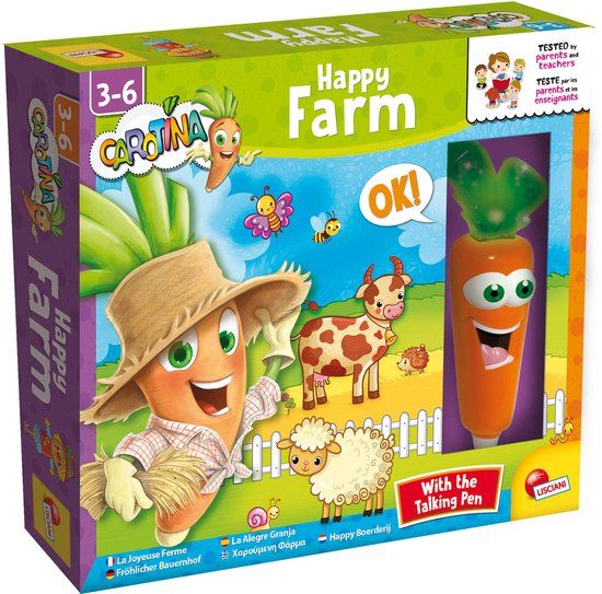 Liscianigiochi Carotina Wie zijn er op de boerderij?