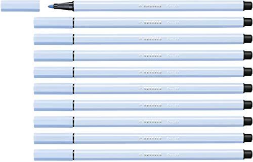 Stabilo Pen 68 - 10 stuks - neon ijs blauw