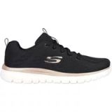 Skechers Graceful-Get Connect Sneakers - Zwart - Maat 38