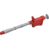 Electro PJP 6009-IEC-CD1-R Pince crocodile Pince à griffes CAT III 1000 V Rouge