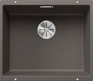 BLANCO SUBLINE 500-U Silgranit spoelbak, 530x460 mm, InFino, grijs