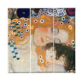 Homemania Wandfoto, geïnspireerd door de auteurs, 3-delig, kunst en graffiti, woonkamer, slaapkamer, meerkleurig, 69 x 3 x 50 cm, HM203PKNV-151, polyester, hout