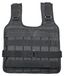 Gilet lesté - Gilet d'entraînement réglable - Chargeable jusqu'à 1-50 kg - Matériau Oxford durable - Avec protection d'épaule - Sans plaques d'acier - Convient à la course à pied et au fitness - Noir