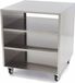 Maxima Onderstel Inox 60 x 60 cm 120 Kg Draagvermogen Zwenkwielen Machinetafel