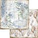 STAMPERIA INTL, KFT SBB787 Scrapbooking Dubbelzijdig papier Romantic Sea Dream Shells, meerkleurig, 30,5 x 30,5