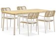 Coco Penya/Milou 180 cm dining tuinset 5-delig