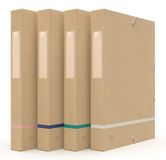 Oxford Tijdschriftenhouder Karton Blauw, Groen, Wit A4 4 cm