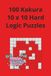 Kakuro: 100 10x10 grid difficult level puzzles