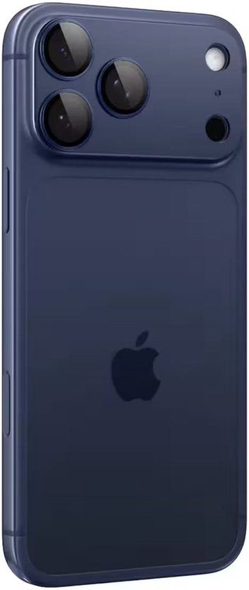 Spigen Camera Lens Protector Geschikt voor Apple iPhone 17 Pro - Glas.tR EZ Fit Optik Pro - 9H Tempered Glass - Gemakkelijke Installatie - Blauw