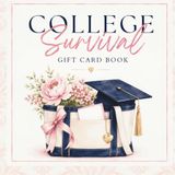 College Survival Gift Card Holder Book