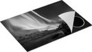 Chefcare Inductie Beschermer Noorderlicht boven het Water in de Bergen - Zwart Wit - 75x50 cm