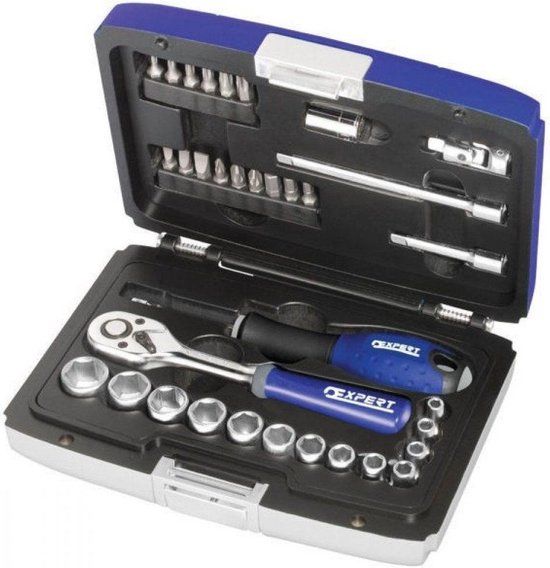 Expert by Facom Expert 194672 - Doppenset 1/4'' 34-delig in kunststof koffer
