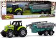 LEAN TOYS Tracteur agricole avec pulvérisateur Farm Sound Vert