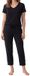 Schiesser Dames pyjama Mix & Relax zwart