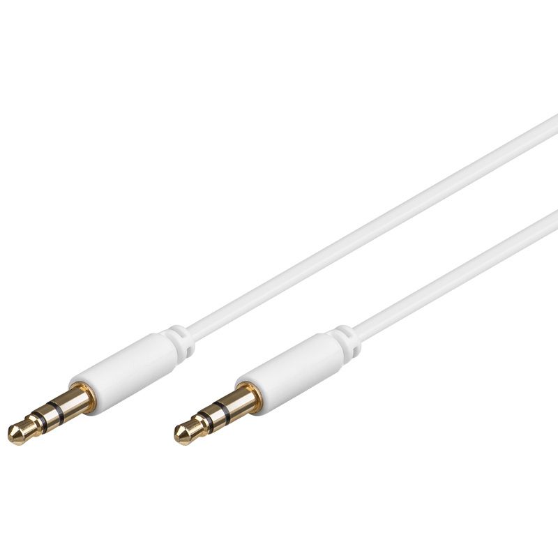 Goobay 69111 - Audio kabel - 1 m - Wit