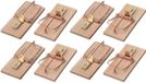 Ubbink Muizenvallen/muizenklemmen - 8 stuks - 10 cm