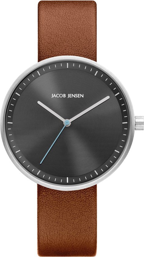 Jacob Jensen 285 horloge dames - bruin - edelstaal