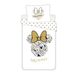 Disney Minnie Mouse Dekbedovertrek Gold - Eenpersoons - 140 x 200 cm - Katoen