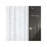 Spirella Douchegordijn Ring Polyester Wit 1800 x 2000 mm