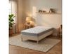 Matelas mousse 25kg/m3 h16 sommier en kit 90x190 beige