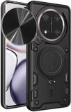 Techsuit Hoesje geschikt voor HONOR Magic7 Lite/X9c - CamGuard Pro Back Cover - Zwart