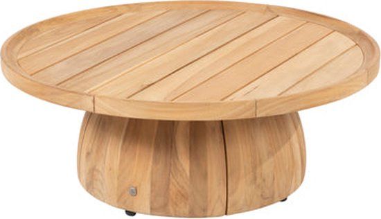 4 Seasons Outdoor Pablo Salontafel - Teak - Vierkant - Bruin - 75 x 50 x 40 cm