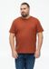 s.Oliver Heren T-shirt met ronde hals, korte mouw, effen, aansluitend, terracotta, 4XL