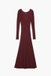 Desigual Damesjurk Ares Lange Mouw Ronde Hals Kort Polyester Borgoña S