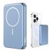 C10 Chargeur sans fil magnétique 15W 5000mAh - Bleu