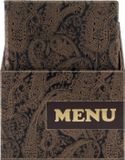 Securit® A4-menukaarthouder met paisley-motief, set van 10 stuks